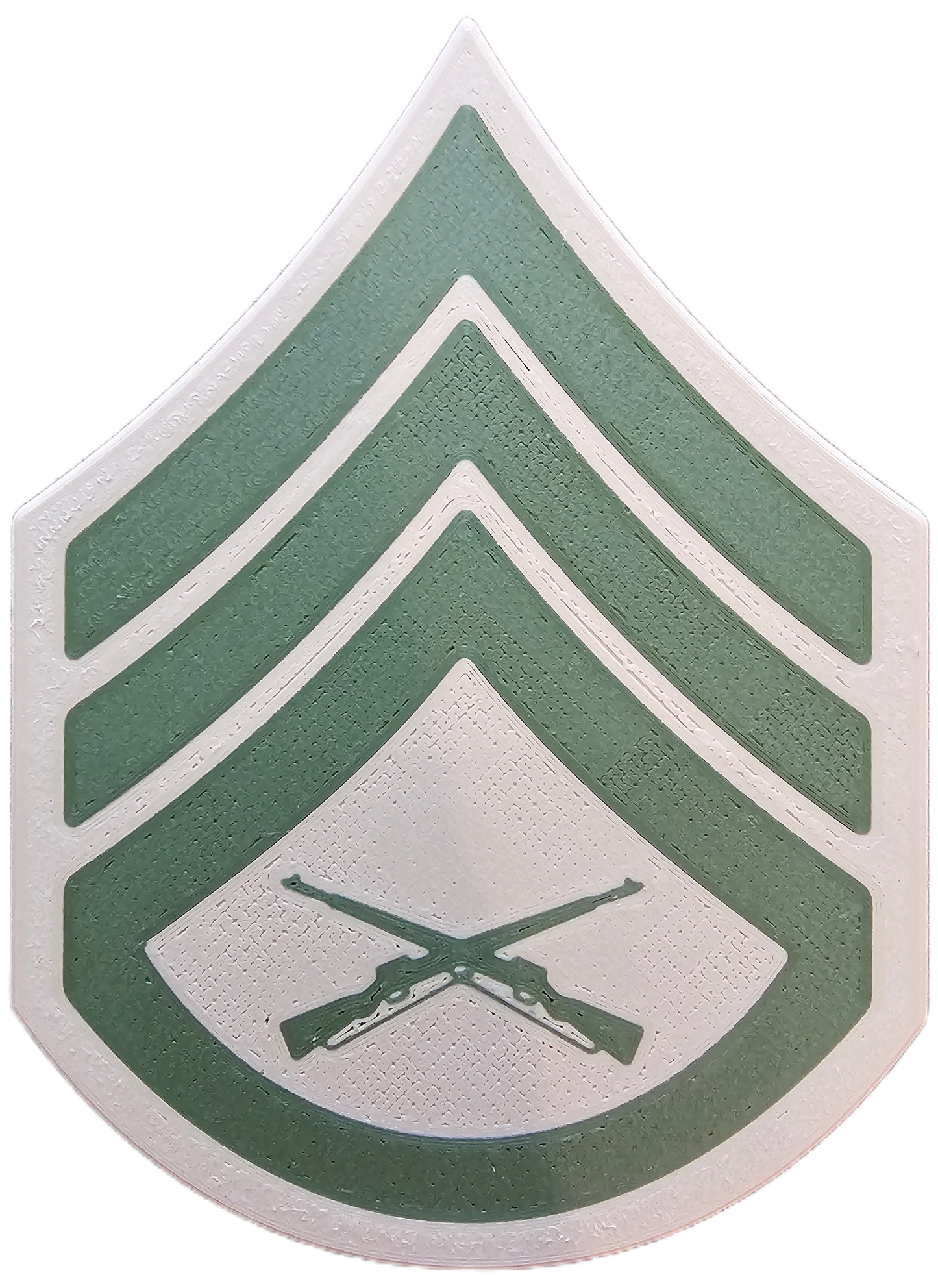 USMC Enlisted Khaki Rank Insignia - E-6 - Staff Sergeant