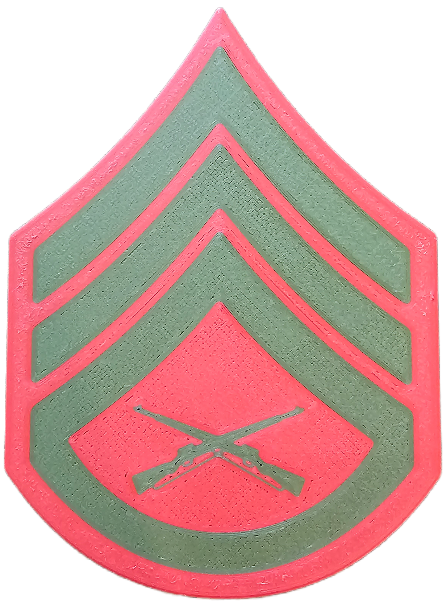 USMC Enlisted Service Uniform Rank Insignia - E-6 - Staff Sergeant