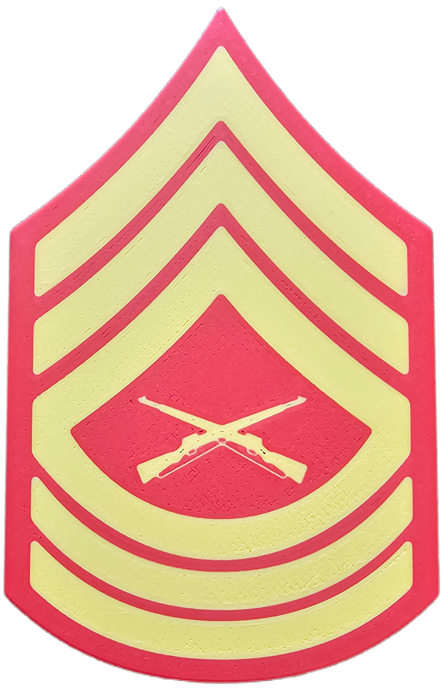 USMC Enlisted Dress Blues Rank Insignia Vibrant Yellow - E-8 - Master Sergeant