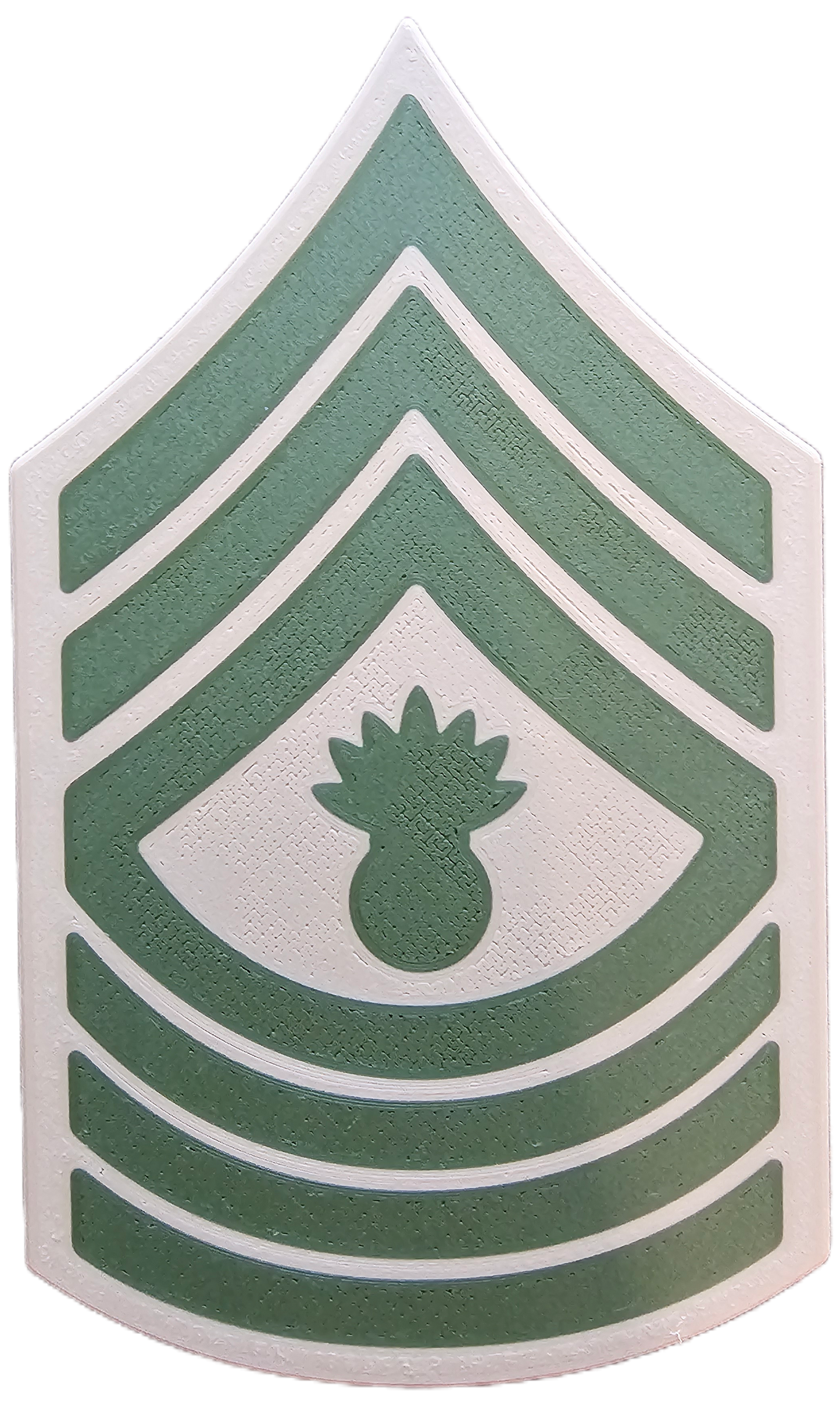USMC Enlisted Khaki Rank Insignia - E-9 - Master Gunnery Sergeant