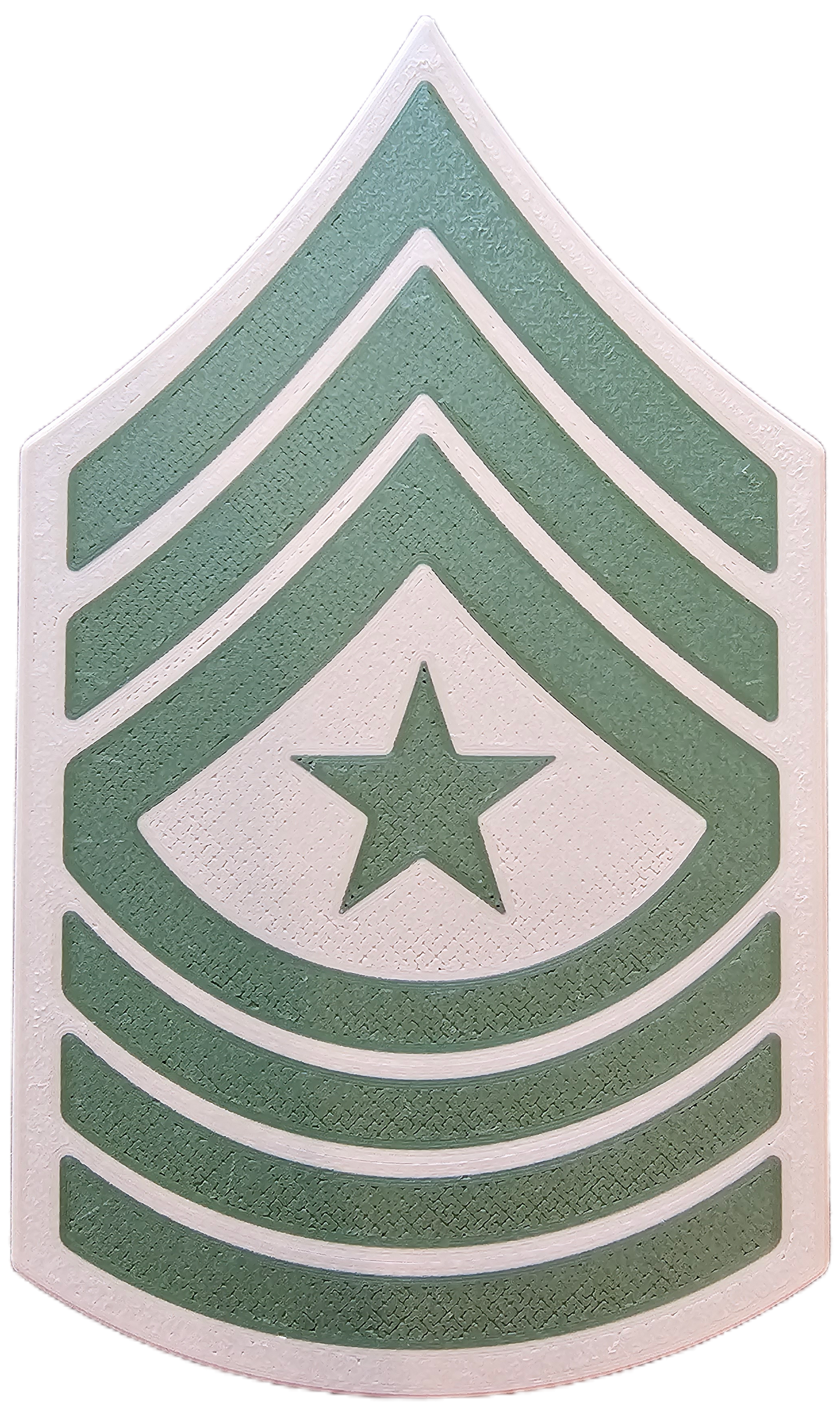 USMC Enlisted Khaki Rank Insignia - E-9 - Sergeant Major