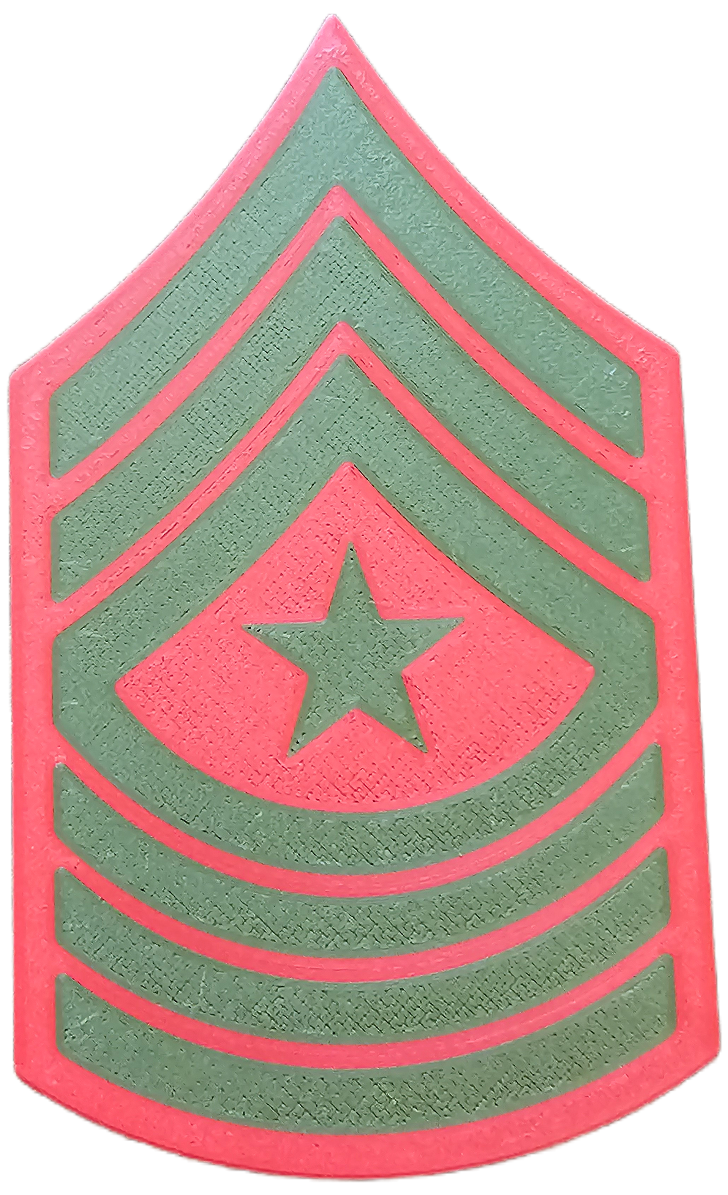 USMC Enlisted Service Uniform Rank Insignia - E-9 - Sergeant Major