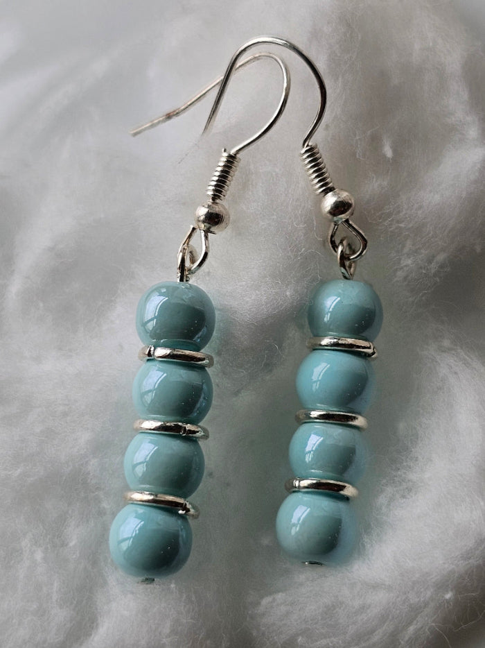Ocean Blue Drop Earrings