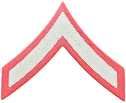 USMC Enlisted Dress Blues Rank Insignia - E-2 - Private First Class