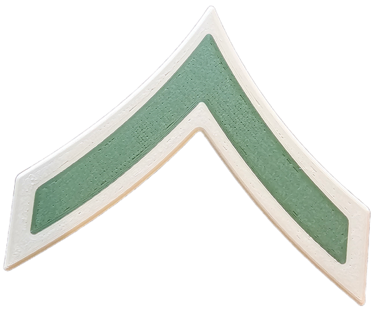 USMC Enlisted Khaki Rank Insignia - E-2 - Private First Class