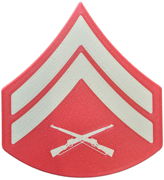 USMC Enlisted Dress Blues Rank Insignia - E-4 - Corporal