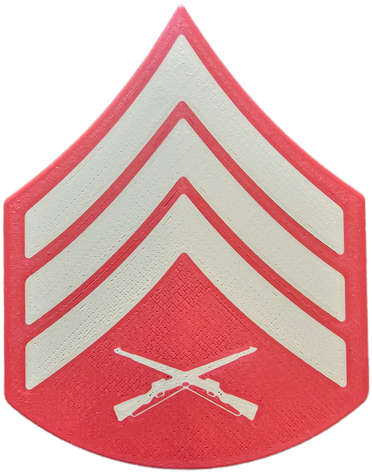 USMC Enlisted Dress Blues Rank Insignia - E-5 - Sergeant