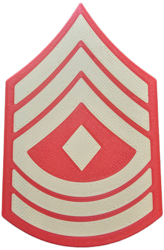 USMC Enlisted Dress Blues Rank Insignia - E-8 - First Sergeant