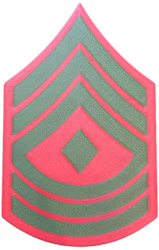 USMC Enlisted Service Uniform Rank Insignia - E-8 - First Sergeant