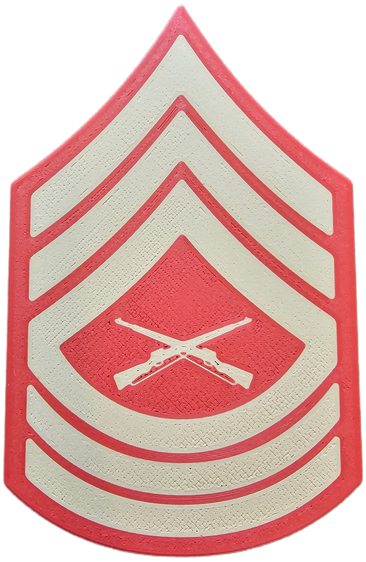 USMC Enlisted Dress Blues Rank Insignia - E-8 - Master Sergeant