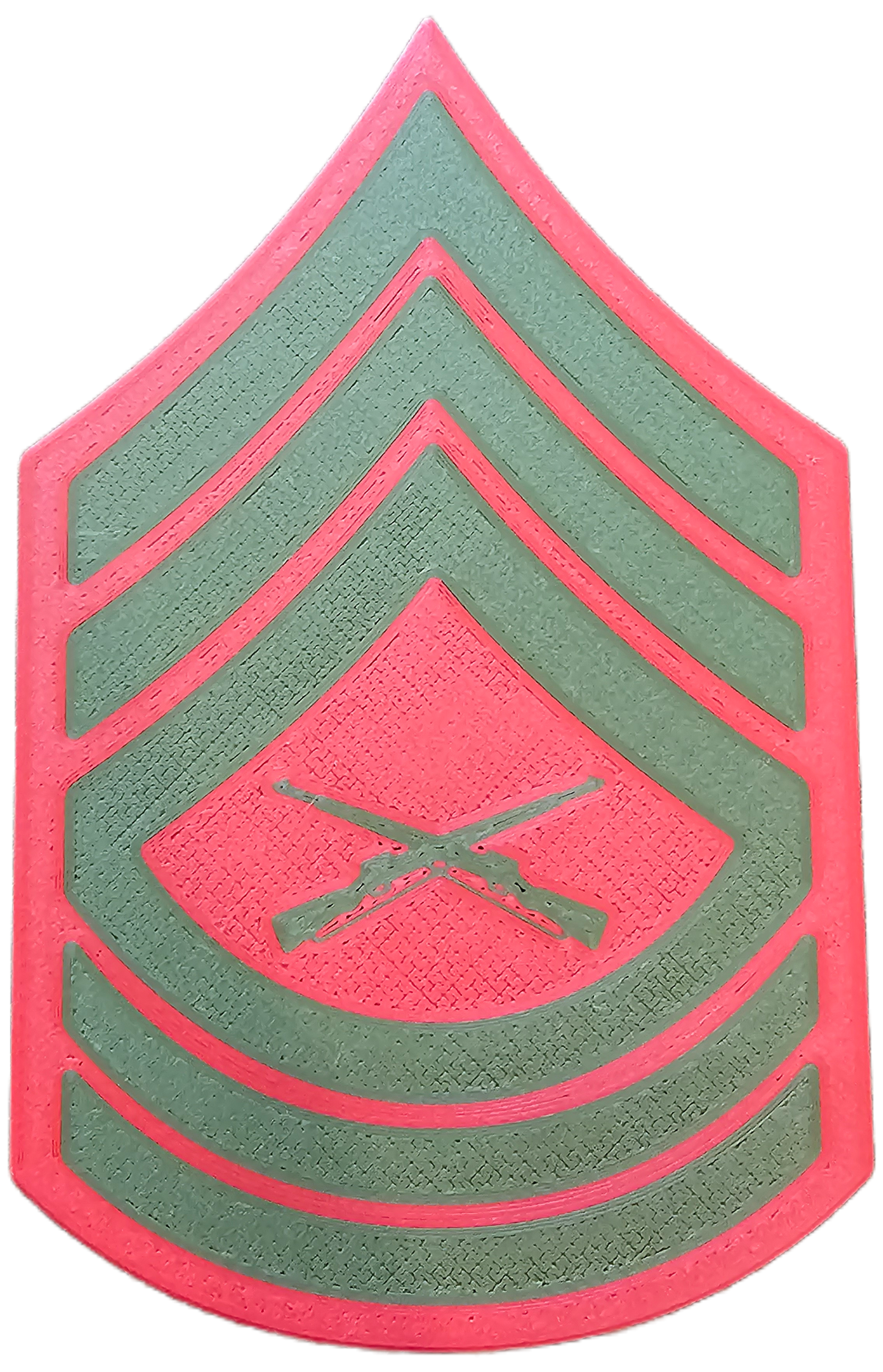 USMC Enlisted Service Uniform Rank Insignia - E-8 - Master Sergeant