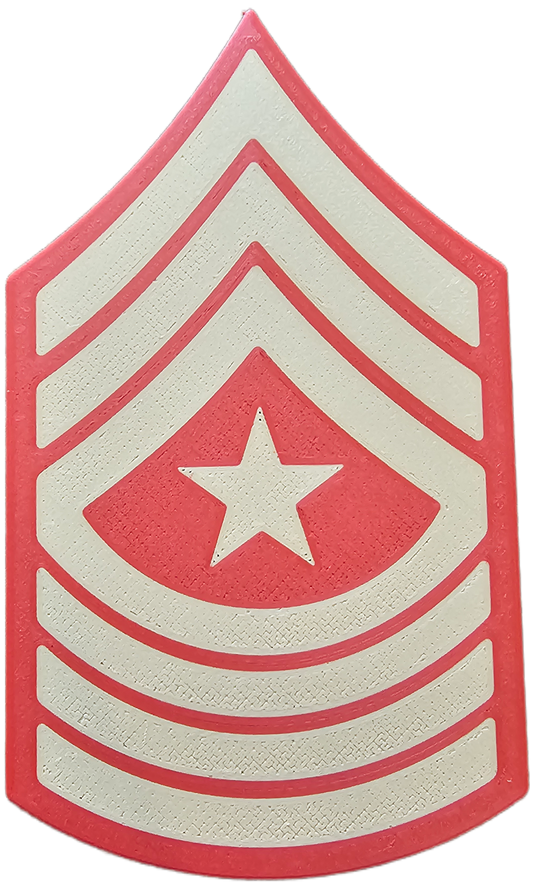 USMC Enlisted Dress Blues Rank Insignia - E-9 - Sergeant Major