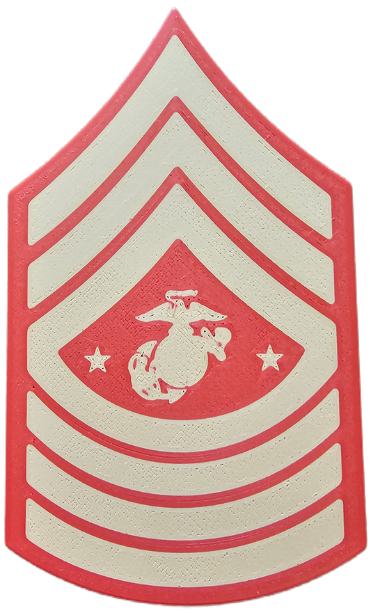 USMC Enlisted Dress Blues Rank Insignia - E-9 - Sergeant Major of the Marine Corps