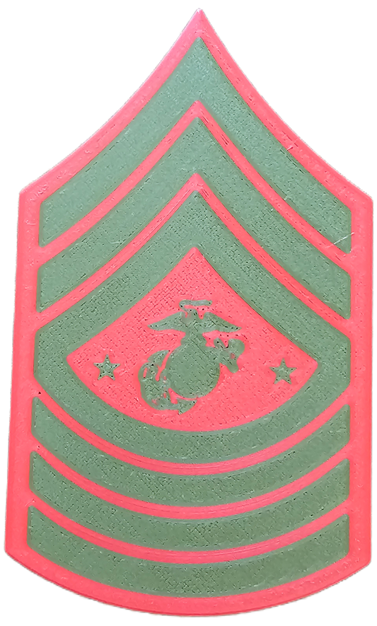 USMC Enlisted Service Uniform Rank Insignia - E-9 - Sergeant Major of the Marine Corps