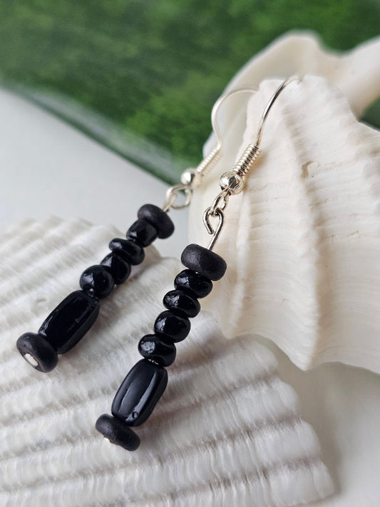 Chocolate Bead Earrings
