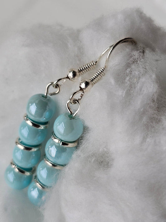 Ocean Blue Drop Earrings